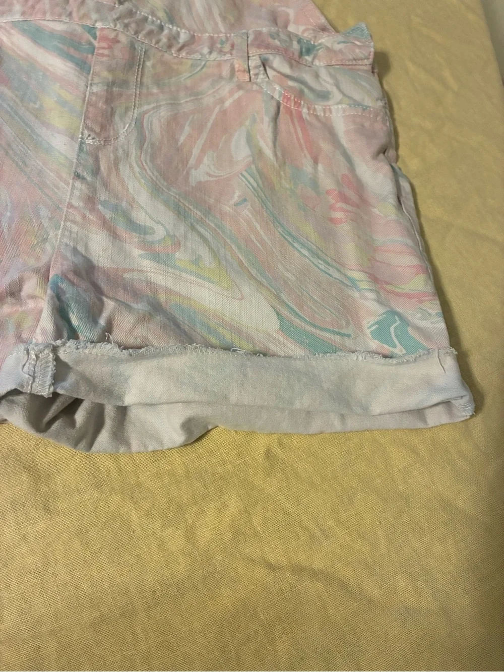 Children’s Place Girl’s 16 Pastel Tie-Dye Overalls
